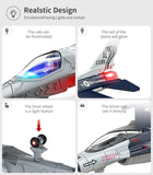 GeyiieTOYS Airplane Toys for Kids, Army Fighter Jet Diecast Plane Toys Helicopter