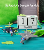 GeyiieTOYS Airplane Toys for Kids, Army Fighter Jet Diecast Plane Toys Helicopter