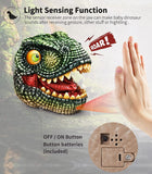 Geyiie Dinosaur Hand Puppets with Dino Sounds by Sensor for Kids 3 Packs