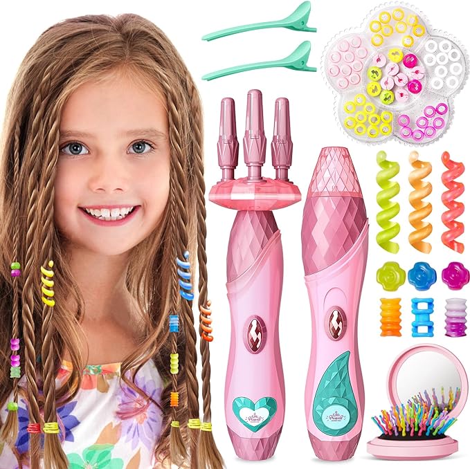 Hair Machine Toy,Gems Blingers Pretend Play Hair Machine Toy DIY