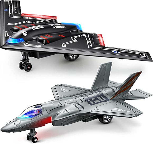 Elevate Your Child's Imagination: Diecast Airplane Toys with LED Light