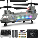 Geyiie Tandem Rotor RC Helicopter with One-Key Controls for Easier Flying