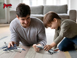 GeyiieTOYS Airplane Toys for Kids, Army Fighter Jet Diecast Plane Toys Helicopter