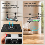 Geyiie Tandem Rotor RC Helicopter with One-Key Controls for Easier Flying