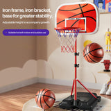 Geyiie Basketball Hoop for Kids, Adjustable Height 2.4-6.5 ft, Portable Indoor Outdoor Toy, Easy to Assemble, for Boys & Girls, Ideal Gifts