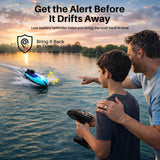 Geyiie Brushless RC Boat for Adults & Teens, 35KM/H High Speed Remote Control Boat with Self-Righting, Auto Demo, 20 Min Runtime(2 Batteries) & Water Cooling for Lakes and Outdoor Racing