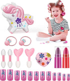 Geyiie Makeup for Girls Kids Pretend Kit for Girl