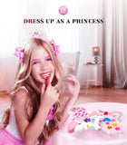 Geyiie Makeup for Girls Kids Pretend Kit for Girl