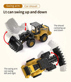Geyiie Toys Excavator Bulldozer Truck for Kids Construction Tractor Toys Sets of 2 Packs