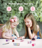 Geyiie Non Toxic Nail Polish Washable Makeup Kit with 15 PCS for Toddler